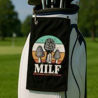 Morel Mushroom Hunting M.I.L.F. Mushrooms ID Like To Forage Golf Towel