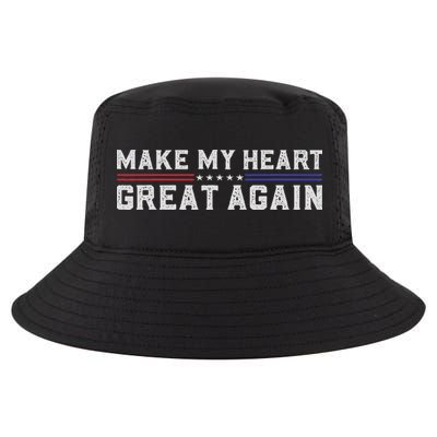 Make My Heart Great Again Funny Open Heart Surgery Recovery Cool Comfort Performance Bucket Hat