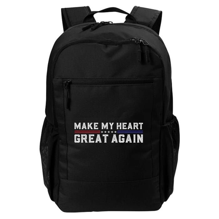 Make My Heart Great Again Funny Open Heart Surgery Recovery Daily Commute Backpack