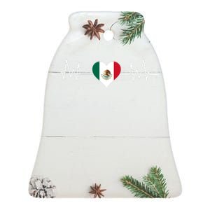 Mexico Mexican Heart Beat Pulse Ceramic Bell Ornament