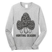 Morel Mushroom Hunting Season Funny Morchella Foraging Gift Long Sleeve Shirt