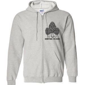 Morel Mushroom Hunting Season Funny Morchella Foraging Gift Full Zip Hoodie