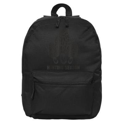 Morel Mushroom Hunting Season Funny Morchella Foraging Gift 16 in Basic Backpack