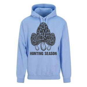 Morel Mushroom Hunting Season Funny Morchella Foraging Gift Unisex Surf Hoodie