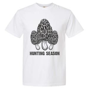 Morel Mushroom Hunting Season Funny Morchella Foraging Gift Garment-Dyed Heavyweight T-Shirt