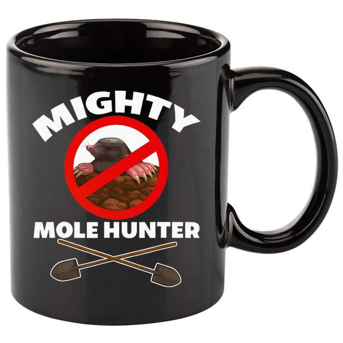 Mighty Mole Hunter 11oz C Handle Ceramic Mug