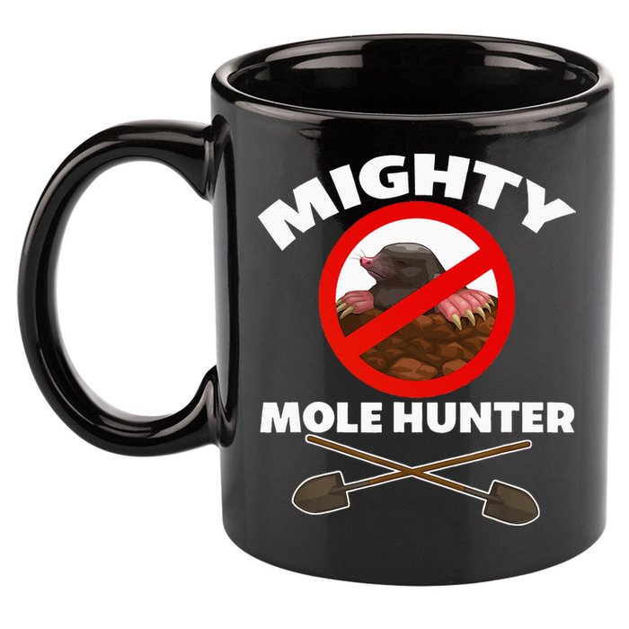 Mighty Mole Hunter 11oz C Handle Ceramic Mug