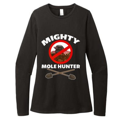 Mighty Mole Hunter Womens CVC Long Sleeve Shirt