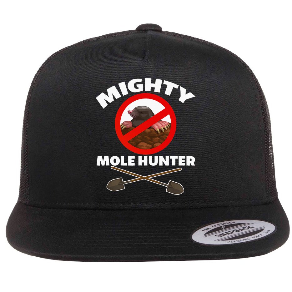 Mighty Mole Hunter Flat Bill Trucker Hat