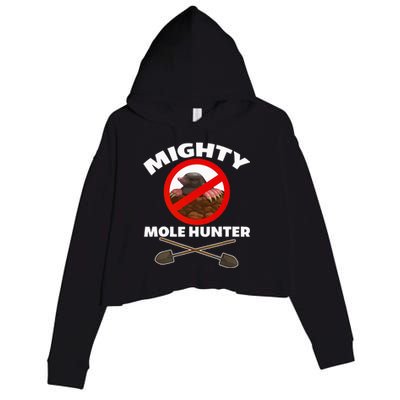 Mighty Mole Hunter Crop Fleece Hoodie