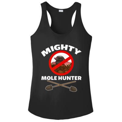 Mighty Mole Hunter Ladies PosiCharge Competitor Racerback Tank