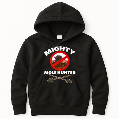 Mighty Mole Hunter Kids Hoodie