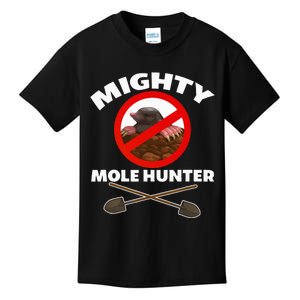 Mighty Mole Hunter Kids T-Shirt