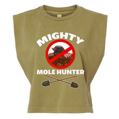 Mighty Mole Hunter Garment-Dyed Women's Muscle Tee