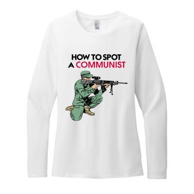 Matt Maddock How To Spot A Communist Womens CVC Long Sleeve Shirt