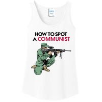 Matt Maddock How To Spot A Communist Ladies Essential Tank