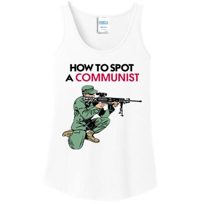 Matt Maddock How To Spot A Communist Ladies Essential Tank