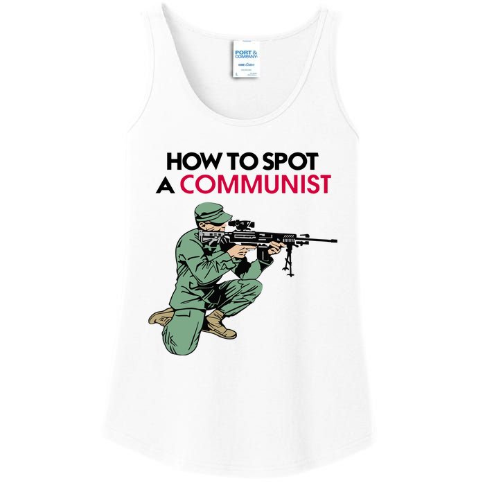 Matt Maddock How To Spot A Communist Ladies Essential Tank