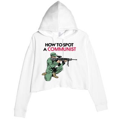 Matt Maddock How To Spot A Communist Crop Fleece Hoodie