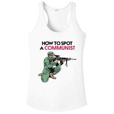 Matt Maddock How To Spot A Communist Ladies PosiCharge Competitor Racerback Tank