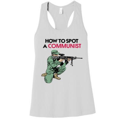 Matt Maddock How To Spot A Communist Women's Racerback Tank