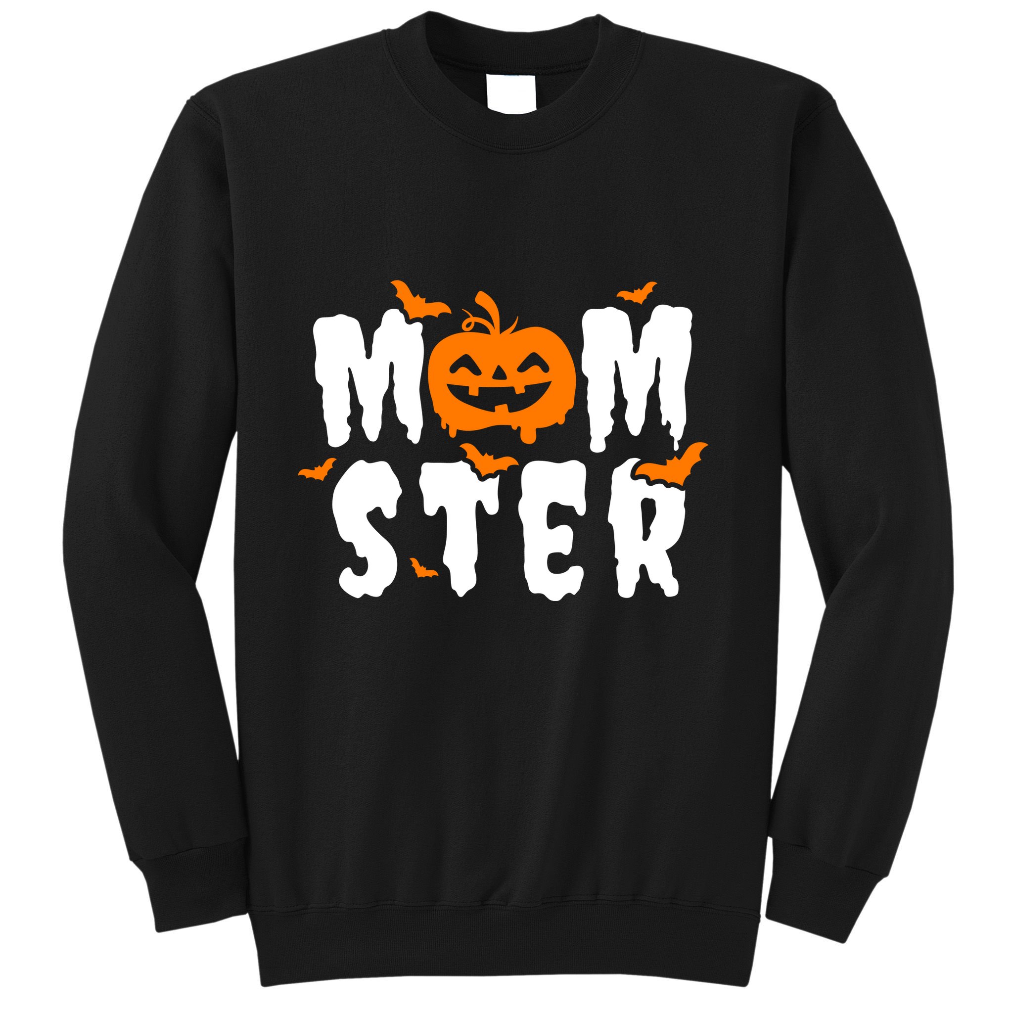 Monster Mom Halloween Pumpkin Sweatshirt