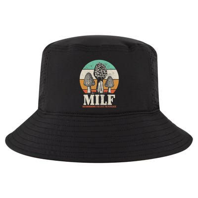 Morel Mushroom Hunting M.I.L.F. Mushrooms ID Like To Forage Cool Comfort Performance Bucket Hat