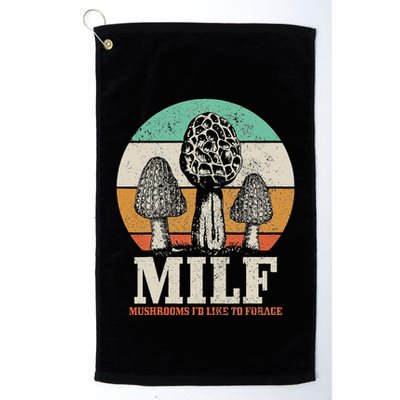 Morel Mushroom Hunting M.I.L.F. Mushrooms ID Like To Forage Golf Towel