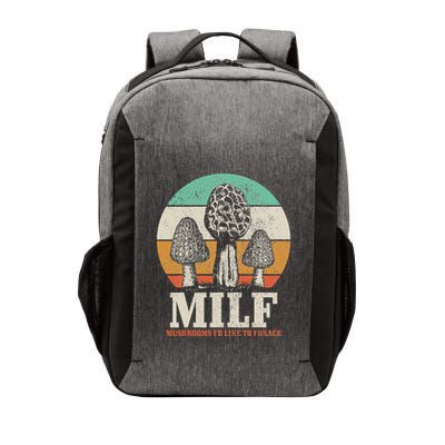 Morel Mushroom Hunting M.I.L.F. Mushrooms ID Like To Forage Vector Backpack