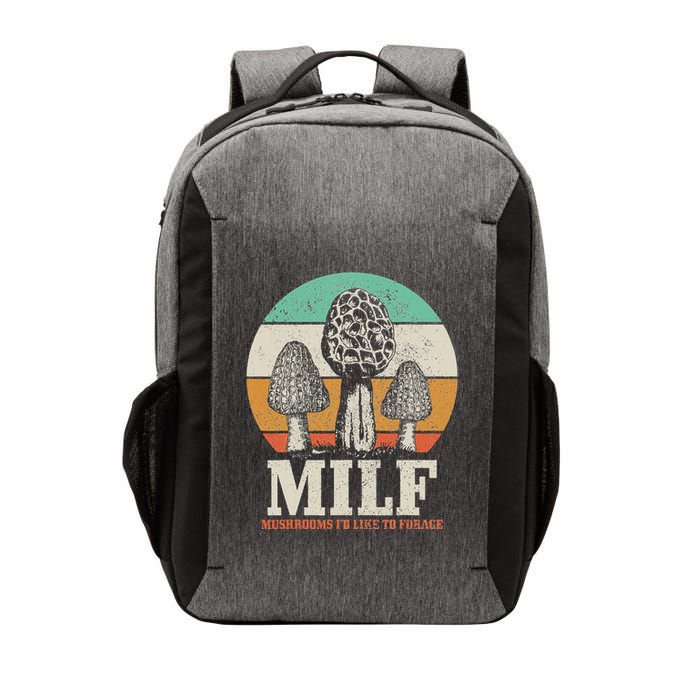 Morel Mushroom Hunting M.I.L.F. Mushrooms ID Like To Forage Vector Backpack