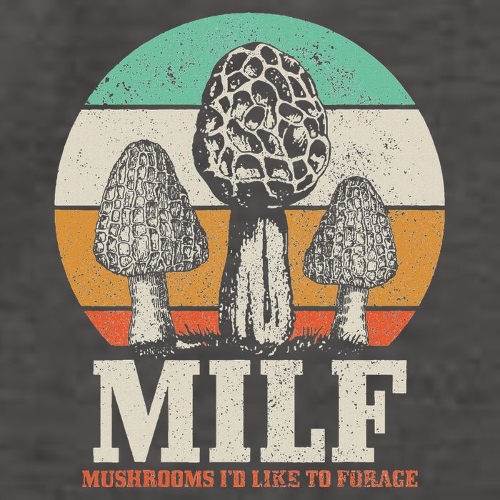 Morel Mushroom Hunting M.I.L.F. Mushrooms ID Like To Forage Vector Backpack