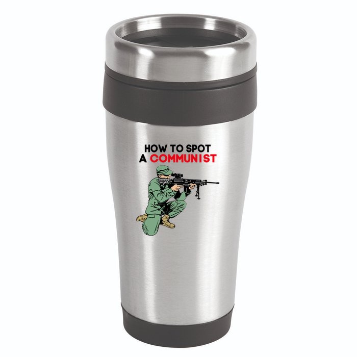 Matt Maddock How To Spot A Communist 16oz Travel Tumbler