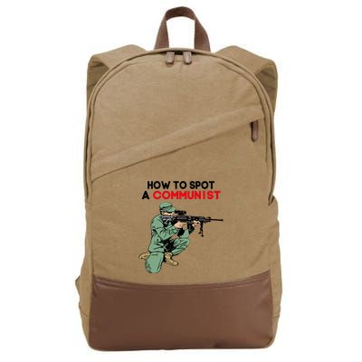 Matt Maddock How To Spot A Communist Cotton Canvas Backpack