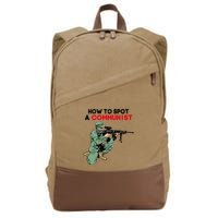 Matt Maddock How To Spot A Communist Cotton Canvas Backpack