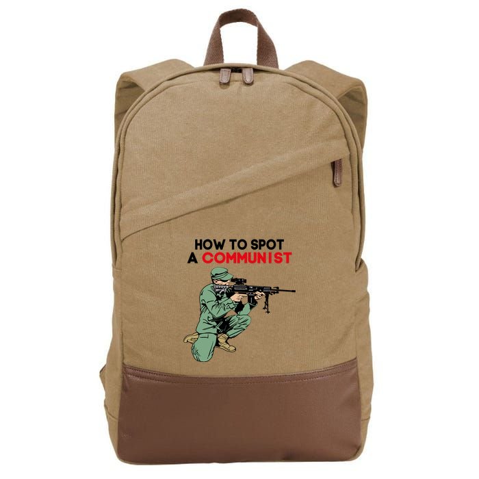 Matt Maddock How To Spot A Communist Cotton Canvas Backpack