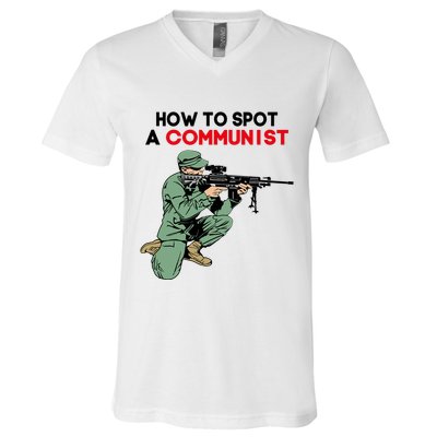 Matt Maddock How To Spot A Communist V-Neck T-Shirt