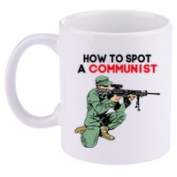 Matt Maddock How To Spot A Communist 11oz C Handle Ceramic Mug