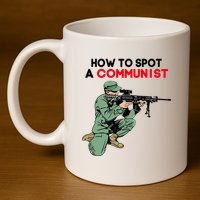 Matt Maddock How To Spot A Communist 11oz C Handle Ceramic Mug