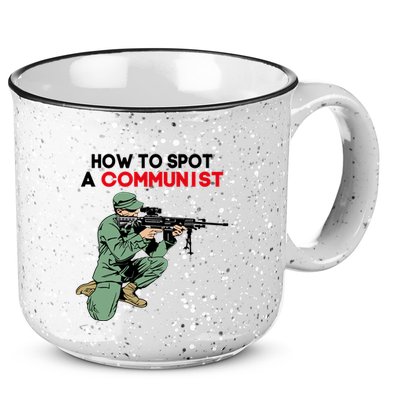 Matt Maddock How To Spot A Communist 15oz Campfire Ceramic Mug