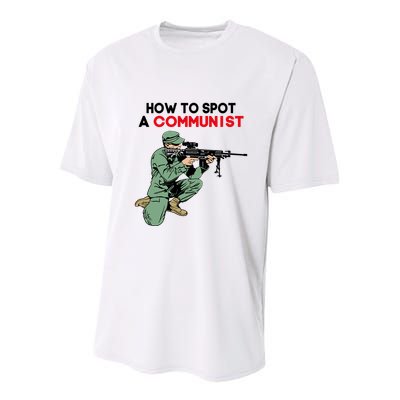 Matt Maddock How To Spot A Communist Youth Performance Sprint T-Shirt