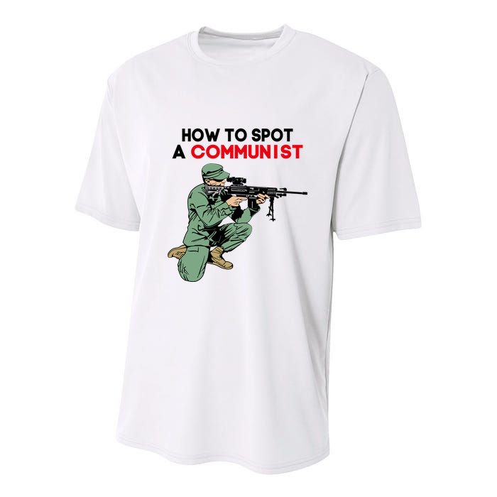 Matt Maddock How To Spot A Communist Youth Performance Sprint T-Shirt