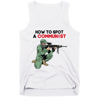 Matt Maddock How To Spot A Communist Tank Top