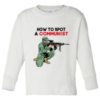 Matt Maddock How To Spot A Communist Toddler Long Sleeve Shirt