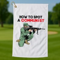 Matt Maddock How To Spot A Communist Golf Towel
