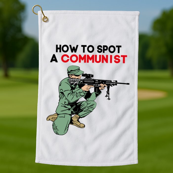 Matt Maddock How To Spot A Communist Golf Towel