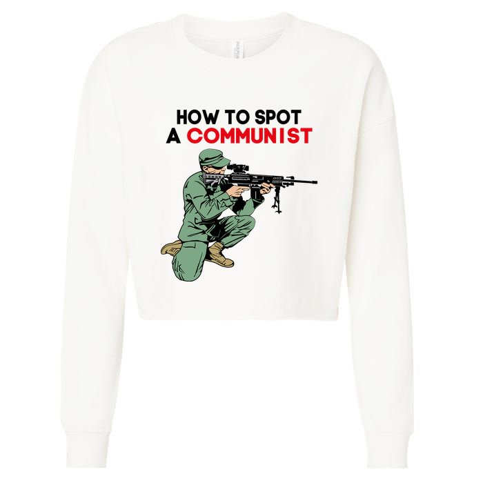Matt Maddock How To Spot A Communist Cropped Pullover Crew