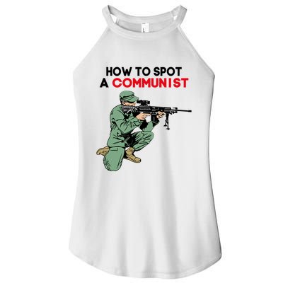 Matt Maddock How To Spot A Communist Women's Perfect Tri Rocker Tank