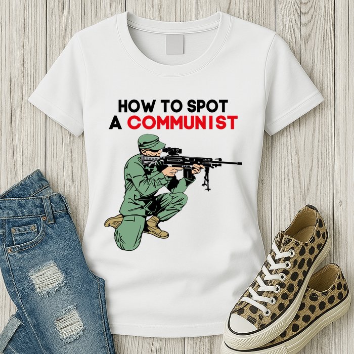 Matt Maddock How To Spot A Communist Womens T-Shirt