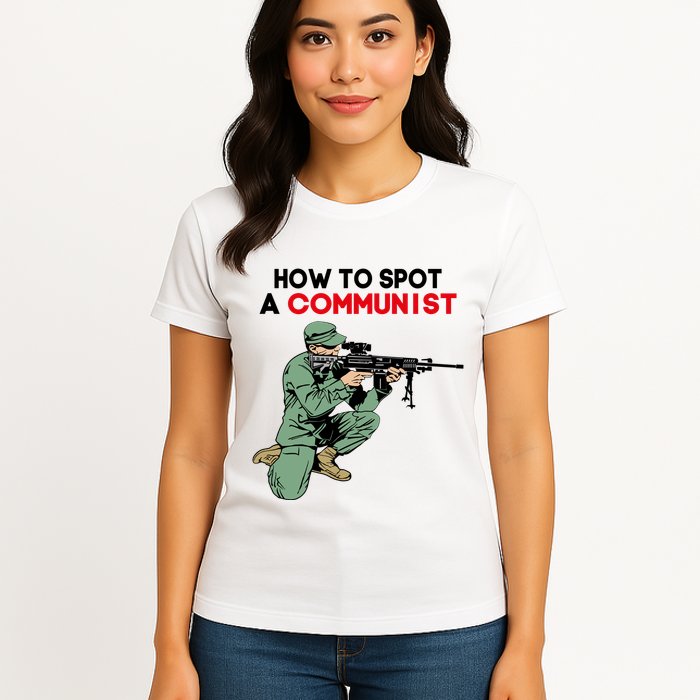 Matt Maddock How To Spot A Communist Womens T-Shirt