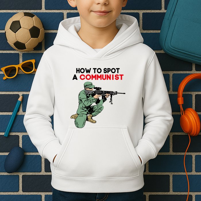 Matt Maddock How To Spot A Communist Kids Hoodie